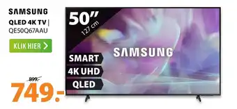 Expert Samsung Qled 4K TV QE50Q67AAU aanbieding