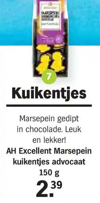 Albert Heijn AH Excellent Marsepein kuikentjes advocaat aanbieding