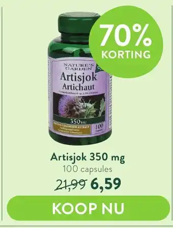 Holland & Barrett Artisjok 350 mg aanbieding