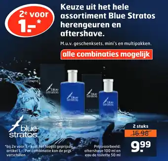 Trekpleister Keuze uit het hele assortiment Blue Stratos herengeuren en aftershave. aanbieding