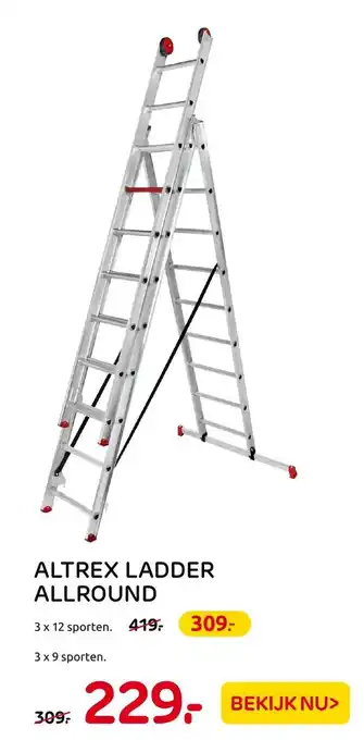 Praxis Altrex ladder allround aanbieding