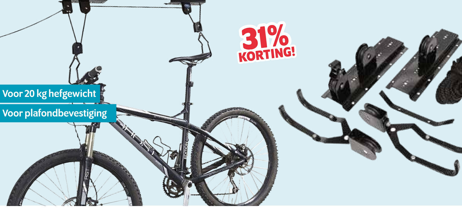 Fietslift aanbieding bij Plentyparts