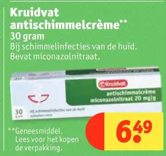 Kruidvat Kruidvat antischimmelcrème aanbieding