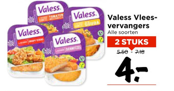 Vomar Voordeelmarkt Valess Vlees- vervangers aanbieding