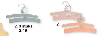 Zeeman Kledinghangers 3 stuks aanbieding