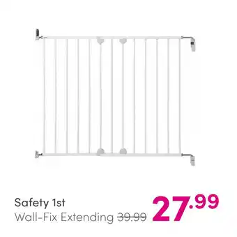 Baby & Tiener Safety 1st Wall-Fix Extending aanbieding