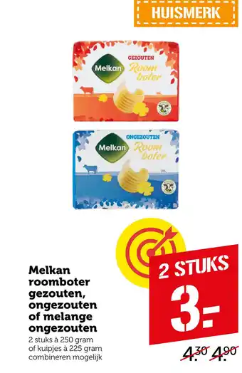 Coop Diverse Melkan roomboter aanbieding