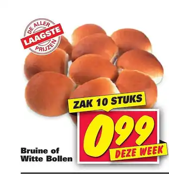 Nettorama Bruine Of Witte Bollen aanbieding