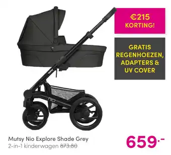 Baby & Tiener Mutsy Nio Explore Shade Grey aanbieding