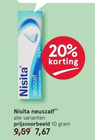 Etos Nisita neuszalf" aanbieding