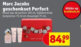 Kruidvat Marc Jacobs geschenkset Perfect aanbieding