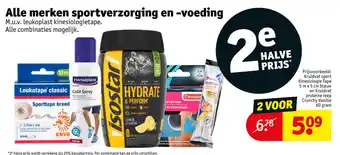 Kruidvat Alle merken sportverzorging en -voeding aanbieding