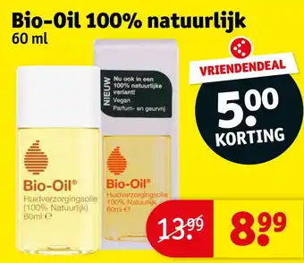 Kruidvat Bio-Oil 100% natuurlijk aanbieding