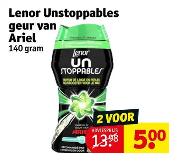 Kruidvat Lenor Unstoppables geur van ariel aanbieding