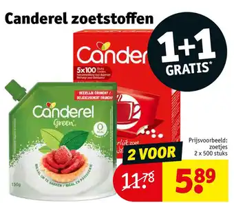 Kruidvat Canderel zoetstoffer aanbieding