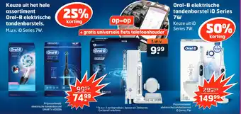 Trekpleister Keuze uit het hele assortiment Oral-B elektrische tandenborstels. aanbieding