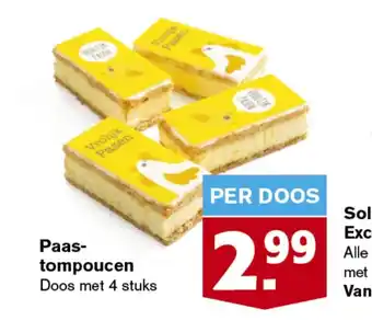 Hoogvliet Paastompoucen 4 stuks aanbieding