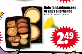 Dirk Gele fondantpencees of spijs allerhande pak 4 of 12 stuks aanbieding