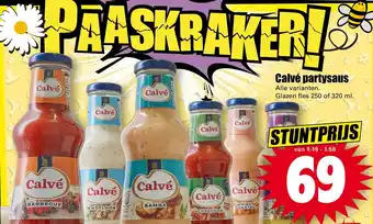 Dirk Calve partysaus 250 of 320 ml aanbieding