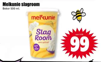 Dirk Melkunie slagroom 500 ml aanbieding