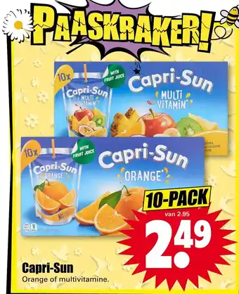 Dirk Capri-sun aanbieding