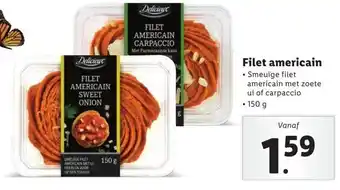 Lidl Filet americain aanbieding