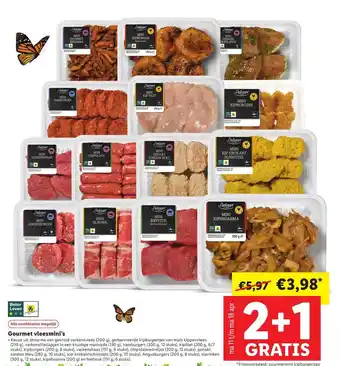 Lidl Gourmet vleesmini's aanbieding