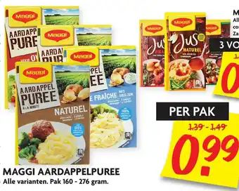 Dekamarkt Maggi Aardappelpuree 160-276g aanbieding