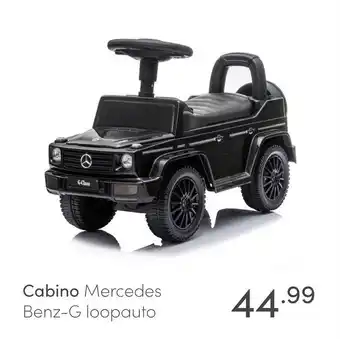 Baby & Tiener Cabino Mercedes Benz-G loopauto aanbieding