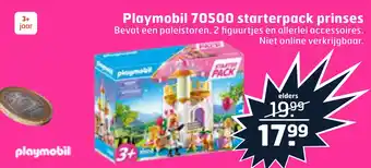 Trekpleister Playmobil 70500 starterpack prinses aanbieding