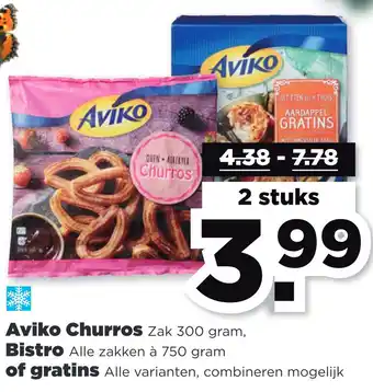 PLUS Aviko Churros aanbieding