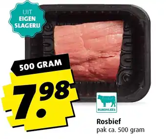 Boni Rosbief 500g aanbieding