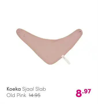 Baby & Tiener Koeka Sjaal Slab Old Pink aanbieding