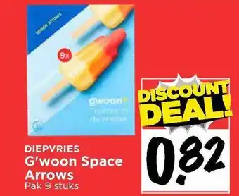 Vomar Voordeelmarkt Diepvries G'woon Space Arrows aanbieding