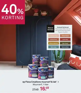 Karwei Muurverf, 1 liter aanbieding