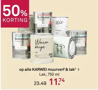 Karwei Lak, 750 ml aanbieding