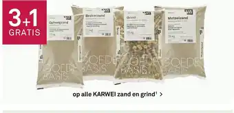 Karwei Op alle Karwei zand en grind aanbieding