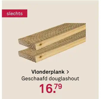 Karwei Geschaafd douglashout aanbieding