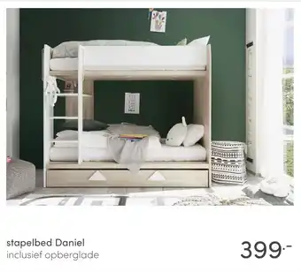 Baby & Tiener stapelbed Daniel aanbieding