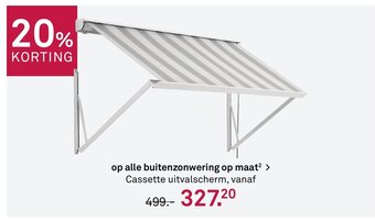 Karwei Cassette uitvalscherm aanbieding