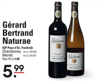 Sligro Gérard bertrand naturae aanbieding