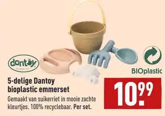 ALDI 5-delige Dantoy bioplastic emmerset aanbieding