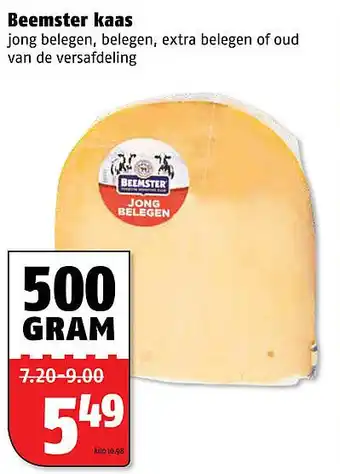 Poiesz Beemster kaas aanbieding