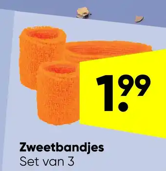 Big Bazar Zweetbandjes aanbieding