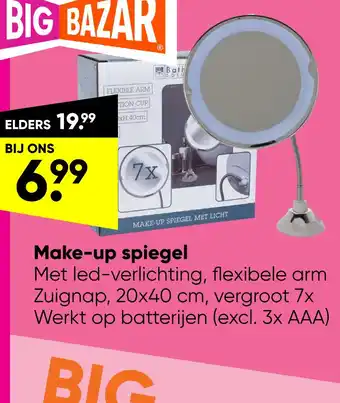 Big Bazar Make-up spiegel aanbieding