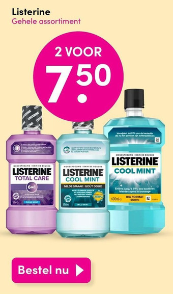 DA Listerine aanbieding