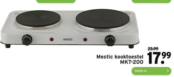 GAMMA Mestic kooktoestel MKT-200 aanbieding