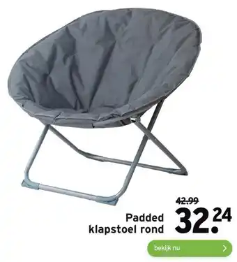 GAMMA Padded klapstoel rond aanbieding