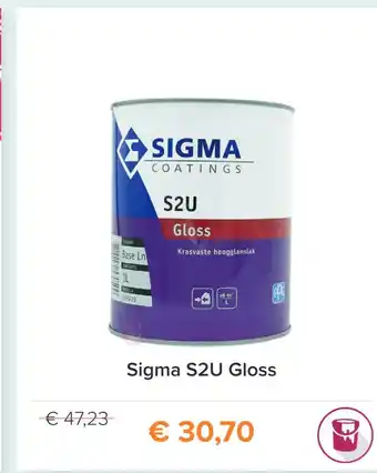 Verfwinkel.nl Sigma S2U gloss aanbieding