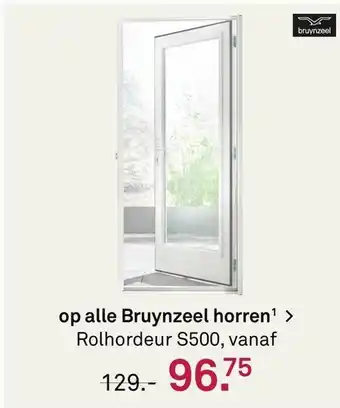 Karwei op alle Bruynzeel horren' > Rolhordeur S500, vanaf aanbieding